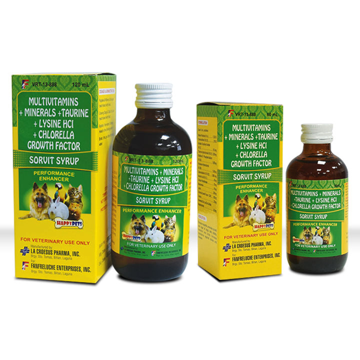 SORVIT SYRUP 120-60 ml Sorvit Syrup For Dogs Happy Pets Sorvit