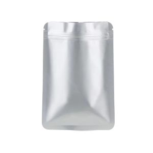 WENTIVV 50Pcs Aluminum Foil Food Self-sealed Bag Upright Moisture-proof Food Repackaging Bag Multifunctional Thickened Tea Storage Pouches Cereals