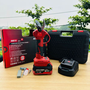 Kéo cắt cành dùng pin Amaxtools AKCC-25SM Và 30SM.BH 1 Năm