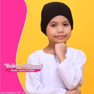Original TSC Inner Tudung Sekolah Kanak-kanak tadika INNER RAINBOW Lycra TudungSiComel | Anak Tudung Budak