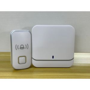 🐻DAILY2U🐻 Waterproof Wireless Doorbell 300M Radius Security Alarm Smart Door Bell LED Light Receiving Prompt Doorbell