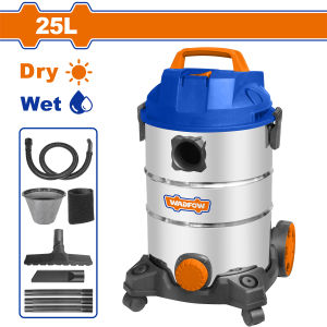 WADFOW 1200W Wet & Dry Vacuum Cleaner 25L Capacity Household Floor Cleaning Tools WVR4A25 OSOS