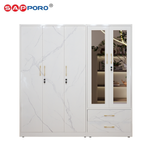 SAPPORO CESENA - Lemari Pakaian Besi 5 Pintu Brankas Digital