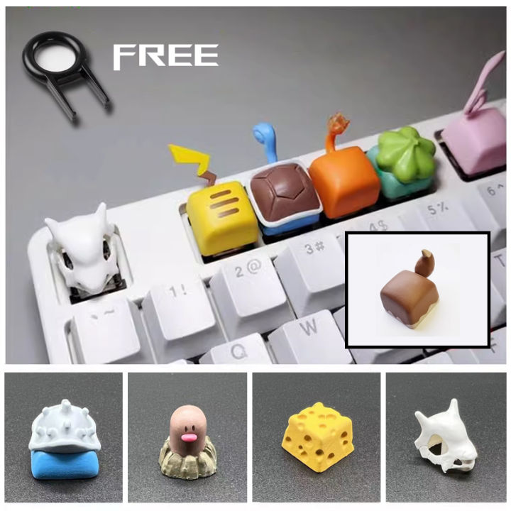 Keyboard Custom Keycaps Pokemon Custom Gaming Keycaps Pokemon Keycaps Machinery Keyboard Bikachu ...