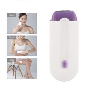 Niye Electric Epilator Electric Shaver Razor Mini Rechargeable Removes Painless Hair Removal Facial Epilator for Facial Body