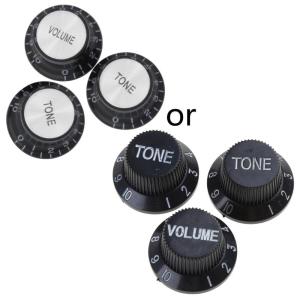 3 chiếc guitar điện knobs mũ đội đầu nút điều chỉnh âm lượng chiết cap linh kiện nhạc cụ dễ dàng để sử dụng