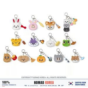 SEVENTEEN Face Plush Keyring Doll Stuffed Toy Official Kpop MD Goods