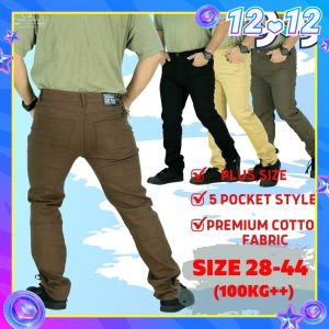 CY AH311 MAN LONG CASUAL OFFICE COTTON PANT /SELUAR KERJA / SELUAR COTTON OFFICE SIZE BESAR / SELUAR OFFICE
