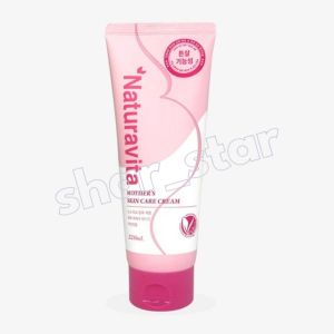 Natura Vita Stretch Mark Cream for Pregnant Women Hypoallergenic Redness Relief Fast Absorption 220ml