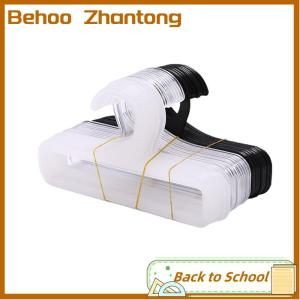 Behoo 10ชิ้นไม้แขวนเสื้ออเนกประสงค์ทำจากโลหะสำหรับแขวนผ้าพันคอ