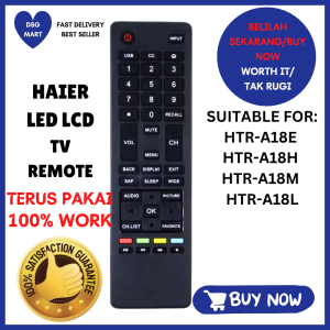 DSG haier tv kawalan jauh Haier LCD TV HTR-A18E HTR-A18H HTR-A18M HTR-A18L kawalan jauh LE22M600CF LE24M600CF