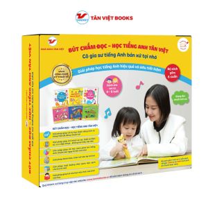 Bút Chấm Đọc Học Tiếng Anh Tân Việt Gồm Sách Song Ngữ Cho Bé - Đánh Thức Năng Lực Trẻ Thơ