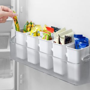 Fridge Side Door Storage Box Kitchen Refrigerator Tidy Shelf Home Organiser Bekas Peti Ais Fridge Storage Box