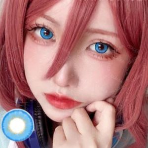 Softlens My Chibal Blue 14.mm Natural Lens by Pinkin - soplen anime normal minus tinggi