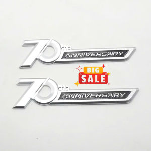 Logo 70 Anniversary Lắp Cho Xe Toyota Land Cruiser Prado LC200 - Tem Chữ 70 Anniversary Dán Hông Xe