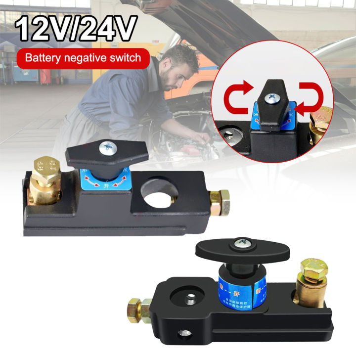 12V-24V Battery Isolator Disconnect Cut-Off Switch – 1000A Peak, 200A Rated – Car/Truck/Boat/ATV