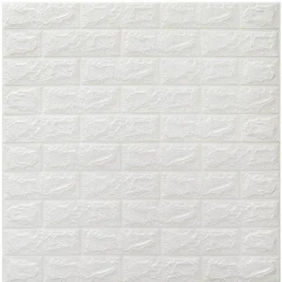wallpaper 3D วอลเปเปอร์ติดผนัง หนา 4 มม. วอลเปเปอร์ติดผนัง 3d wallpaper ลายอิฐ กันกระแทก มีกาวในตัว วอลเปเปอร์