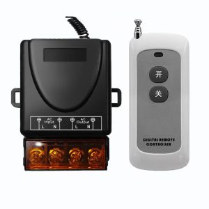 Công tắc điều khiển từ xa 12V DC-72VDC 30A tầm xa 100m có học lệnh lắp chống trộm xe máy