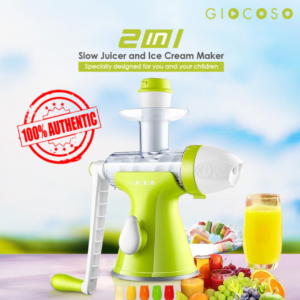 Giocoso 2in1 Slow Juicer and Ice Cream Maker 2 1