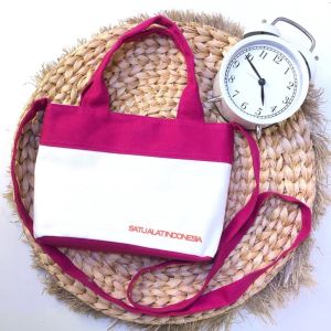 SATU ALAT Tas Selempang MONICA 100% Canvas Premium Tebal Tas Kanvas