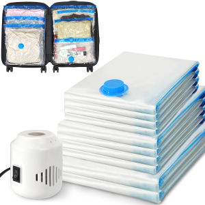 Vacuum Storage Bags with Electric Pumps That Save Space Available in Multiple Sizes (S/M/L) Made of PA+PE Material Featuring2026