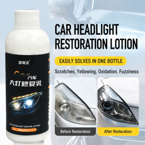 🔧 Headlight & Plastic Restorer – Restores Clarity to Headlights Taillights & Plastic Surfaces Removes Scratches & Haze UV-Block Formula Easy Wipe-On Application 🌤️