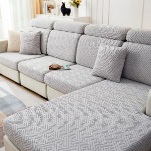 Dày Sofa Gối Đệm ghế Bìa Jacquard bọc ghế Tấm phủ ghế sofa căng có thể điều chỉnh Bọc ghế sofa vật nuôi đồ nội thất trẻ em bảo vệ