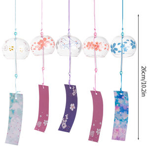 Japan Huling Wind Chimes  Landscape Bell Japanese Wind Bell Hanging Pendant Decorations Garden Yard Glass Windchimes Home Decor2026