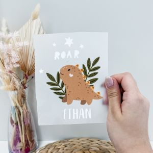DTF Printing Fabric Sticker | Heat Press Name Label for Fabric T Shirt Cloth & Clothes