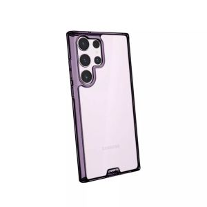Hoda Crystal Pro Case - Ốp lưng kính siêu trong cho SAMSUNG S23 / S24 Ultra  Lưng kính cường lực  viền chống sốc