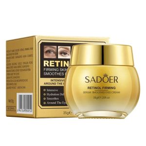 KADAIE SADOER Erya Serum Mata Retinol Ganda Perawatan Pengencang Kolagen Anti Penuaan Dan Keriput Melembabkan Di Bawah Mata Untuk Kantong Bengkak Bintik Hitam Garis Halus Memperbaiki Mata 35Ml