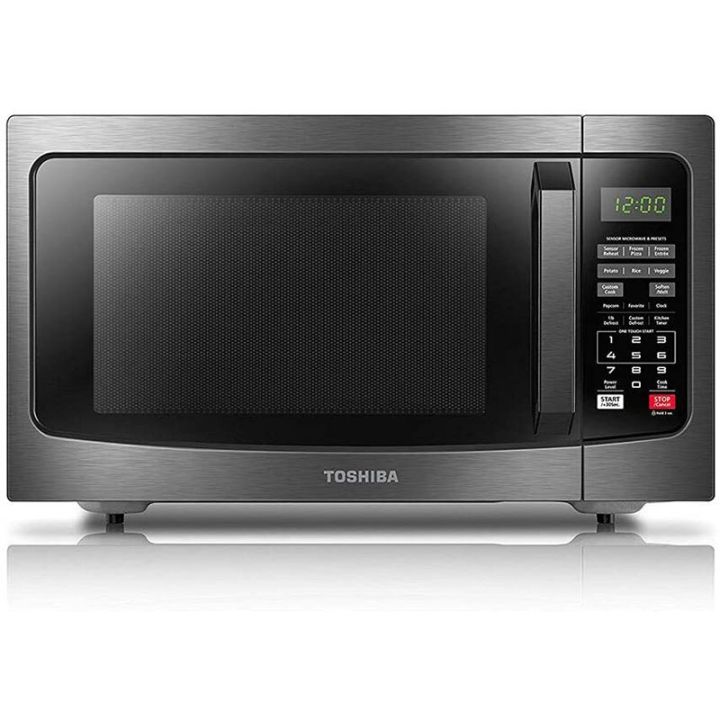 Toshiba EM131A5C-BS Microwave Oven With Smart Sensor, Easy Clean Interior, ECO Mode And Sound On/Off, 1.2 Cu Ft, Black | Lazada PH