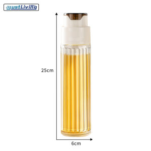 Justliving Dầu Ô Liu Và hộp đựng giấm Chai Cho nấu bếp dầu ô liu Chai Tự Động nắp lật Thùng chứa dầu Thủy Tinh Leakproof Và Nhỏ Giọt Miễn Phí Nhà Bếp Chai nhớt Với Thép Không Gỉ Vòi Phun