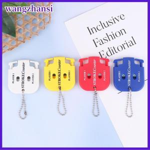 wangzhansi 1PC Mini Golf điểm đột quỵ truy cập hai chữ số ghi bàn thủ môn Keychain cho Golf trò chơi scorekeeper quà tặng cho người chơi golf