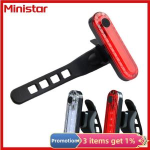 Ministar Bike Tail Light Waterproof Riding Front Rear Light LED USB Rechargeable MTB Bike Headlight Cycling Tail Lamp Bicycle Lantern