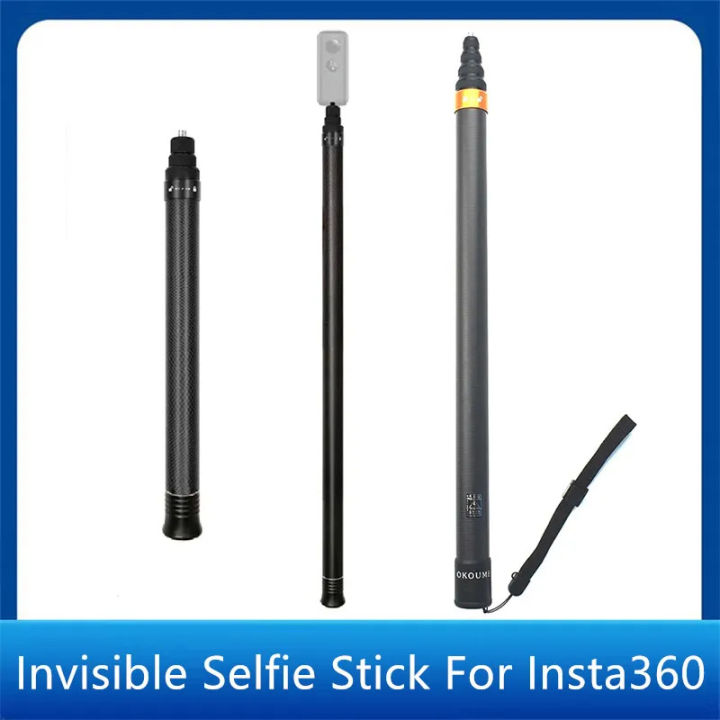 Carbon Fiber Invisible Extended Edition Selfie Stick 290cm 3m