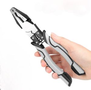 Tang Multifungsi 9 inch CRV (1PCS) KombinasiLancipPotong Wire Cutter Tang ListrikTang Pemotong