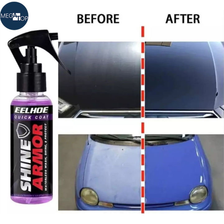 MEGATOP Shine Armor Quick Coat Eelhoe Automobile Nano Coating Spray ...