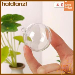 haidianzi Transparent Open Plastic Christmas Decor Ball Bauble Ornament Gift Present Box