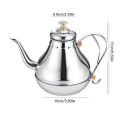 Teapot 1.2L with Tea Filter Stainless Steel 304 Coffee Tea Pot Water Kettle Induction Cooker Stove Universal Kitchen Tool. 