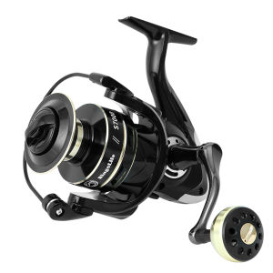 Bingolife Gulungan Pancing Logam Ratio 5.2:1 Fishing Reel 1000 2000 3000 4000 5000 6000 7000 Reel Pancing Spinning Hitam