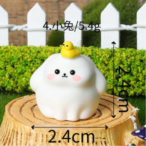 Miniatur Motif Multi Hewan Dakena Karakter Binatang Cake TopperFigure 3D Animal Duck Bebek Ornamen