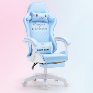 Ghế game livestream bọc da có gác chân ngả lưng 135 độ