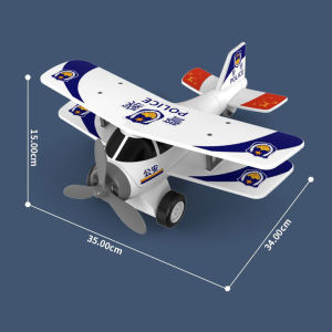 [New] Kids flying toys/big airplanes/biplanes/airplane models/propellers/soft rubber tires/fall resistant/realistic details/Kids favorite gifts/ specially designed for children