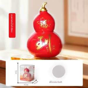 ของตกแต่งฟักทองพลังงานแสงอาทิตย์สร้างสรรค์เพื่อความโชคดีและความมั่งคั่ง ของตกแต่งทางเข้าห้องโถงห้องนั่งเล่น