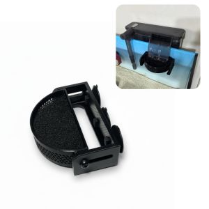 LUSIT With Suction Cups Aquarium Filter Baffle Adjustable Easy Install Fish Tank Flow Controller Durable Black Water Flow Controller For Betta Fish and Shrimp