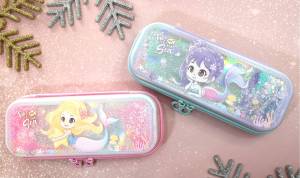 กล่องดินสอ Fairy tale กากเพชรไหล **พร้อมส่ง-- สินค้าในไทย** งานน่ารักมากกกกกก