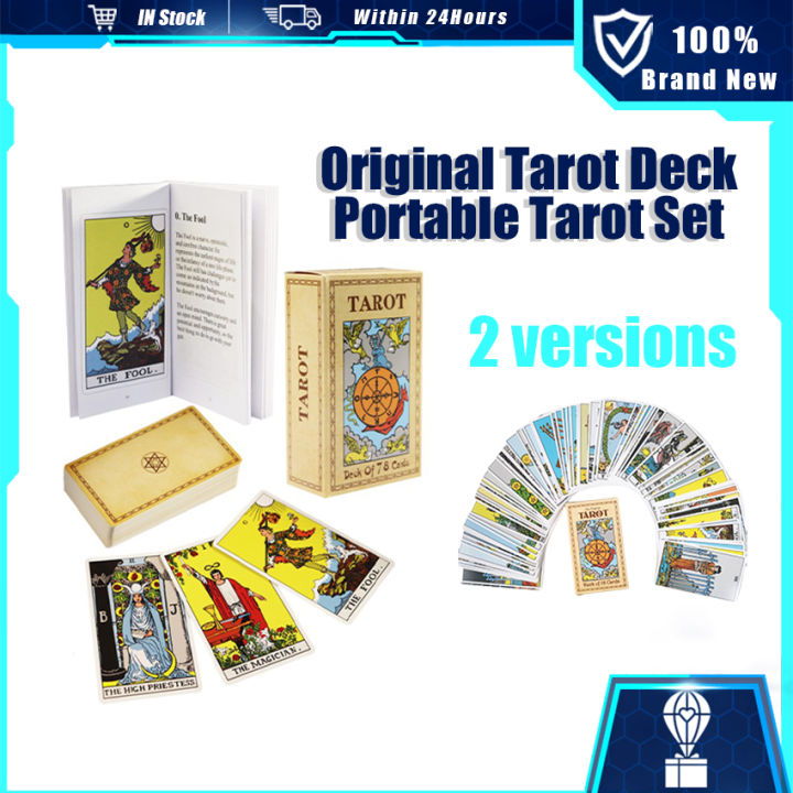 Portable Magical Tarot Cards Divination Tarot Board Game 78 Cards/Box ...