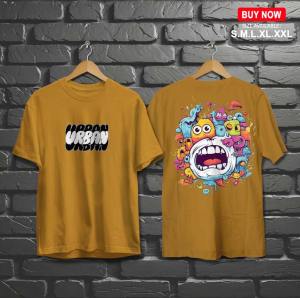 KAOS DISTRO | KAOS SANTAI URBAN DOODLE | VIRAL | COCOK UNTUK PRIA DAN WANITA