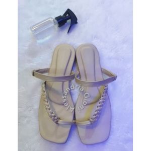 ALANA- Sendal Flat Tali Alice Jepit Jempol Wanita Sandal Jepit Kasual Wanita Gunung FS 772